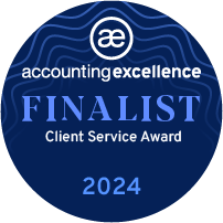 Finalist — Client Service Award (2024) Accounting Excellence Awards 2024 — Finalist, Client Service Award